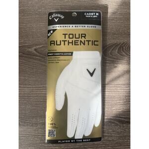 Callaway Tour Authentic Leather Glove Size Medium Fits LEFT Hand 2024 NEW